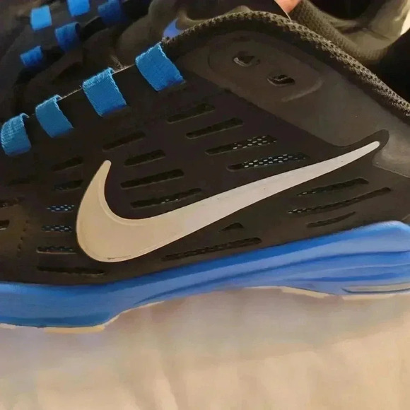 Nike lunarlon running shoes Black Blues Men's Size 11 Missing One Shoe L… - Picture 2 of 9